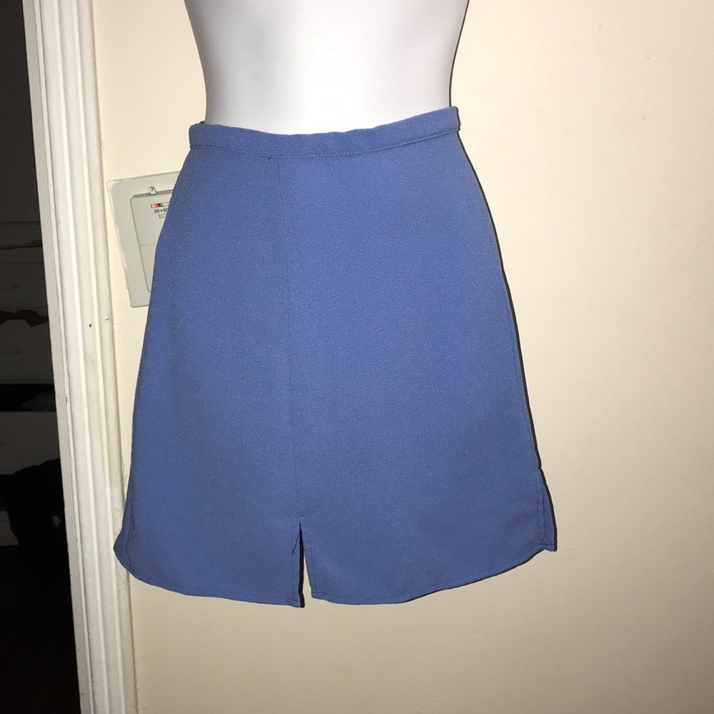 American apparel blue skirt